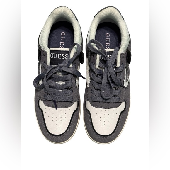 GUESS Men's Gray and White Sneakers - Picture 1 of 7